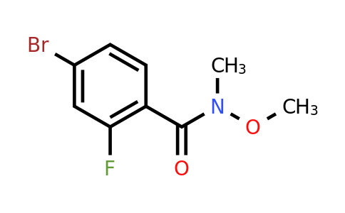 4-Bromo-2-fluoro-N-methoxy-N-methyl-benzamide