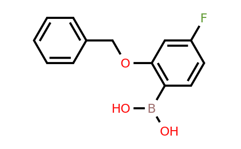 2-Benzyloxy-4-fluorobenzeneboronic acid