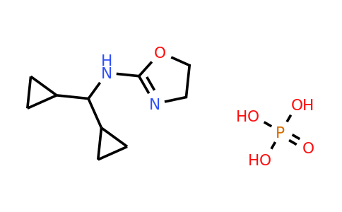 N-(dicyclopropylmethyl)-4,5-dihydro-1,3-oxazol-2-amine,phosphoric acid