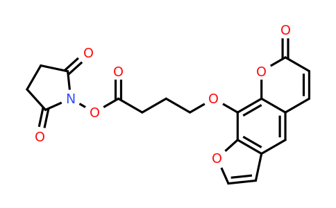 (2,5-dioxopyrrolidin-1-yl) 4-(7-oxofuro[3,2-g]chromen-9-yl)oxybutanoate