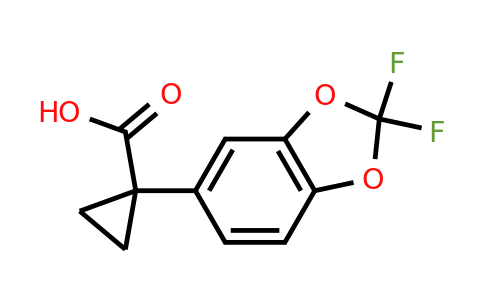 1-(2,2-Difluoro-2H-1,3-benzodioxol-5-yl)cyclopropane-1-carboxylic acid