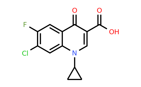 7-Chloro-1-cyclopropyl-6-fluoro-4-oxo-quinoline-3-carboxylic acid
