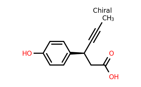 (3S)-3-(4-Hydroxyphenyl)-4-hexynoic acid