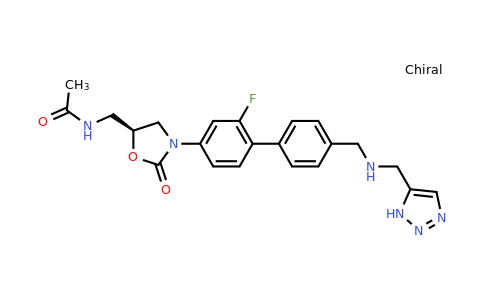 N-[[(5S)-3-[2-Fluoro-4'-[[(1H-1,2,3-triazol-5-yLmethyl)amino]methyl][1,1'-biphenyl]-4-yl]-2-oxo-5-oxazolidinyl]methyl]acetamide