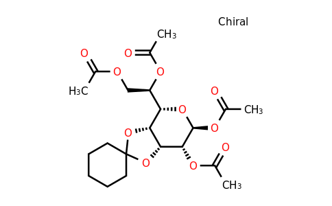 D-glycero-|A-L-talo-Heptopyranose, 3,4-O-cyclohexylidene-, 1,2,6,7-tetraacetate