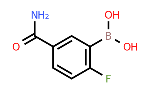 (5-Carbamoyl-2-fluoro-phenyl)boronic acid