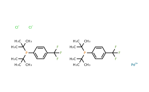 Bis[di-(tert-butyl)(4-trifluoromethylphenyl)phosphine]palladium(II) chloride