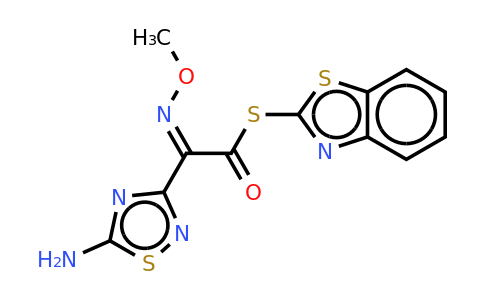 (S)-2-Benzothiazolyl (Z)-2-(5-amino-1,2,4-thiadiazol-3-yl)-2-methoxyiminothioacetate