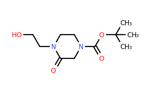 tert-Butyl 4-(2-hydroxyethyl)-3-oxopiperazine-1-carboxylate