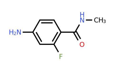 4-amino-2-fluoro-N-methyl-benzamide