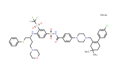 (R)-4-(4-((4'-Chloro-4,4-dimethyl-3,4,5,6-tetrahydro-[1,1'-biphenyl]-2-yl)methyl)piperazin-1-yl)-N-((4-((4-morpholino-1-(phenylthio)butan-2-yl)amino)-3-((trifluoromethyl)sulfonyl)phenyl)sulfonyl)benzamide
