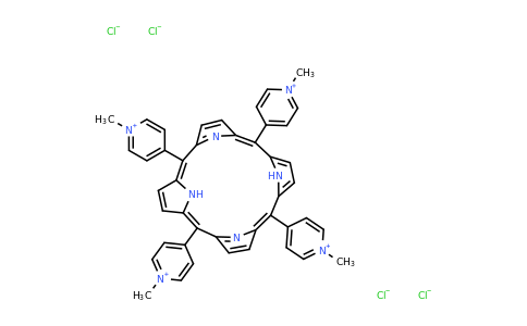 5,10,15,20-Tetrakis(N-methyl-4-pyridyl)-21,23H-porphyrin tetrachloride