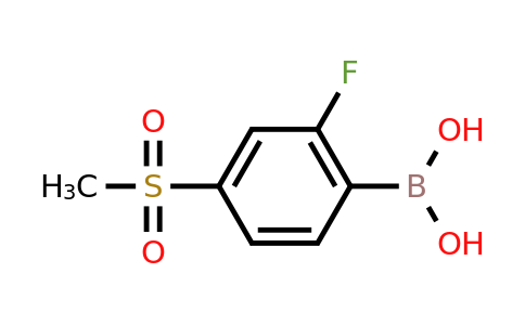 (2-fluoro-4-methylsulfonyl-phenyl)boronic acid