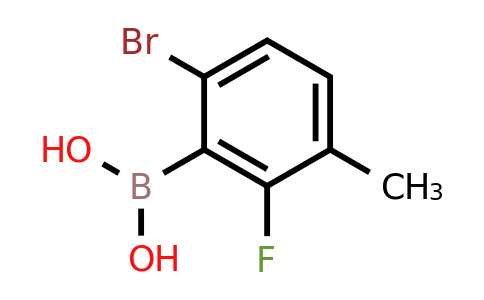 (6-Bromo-2-fluoro-3-methyl-phenyl)boronic acid