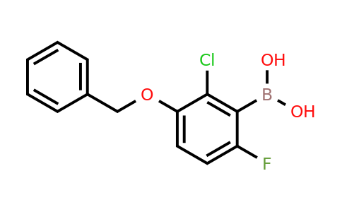 (3-Benzyloxy-2-chloro-6-fluoro-phenyl)boronic acid