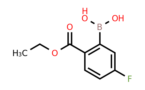 (2-Ethoxycarbonyl-5-fluoro-phenyl)boronic acid