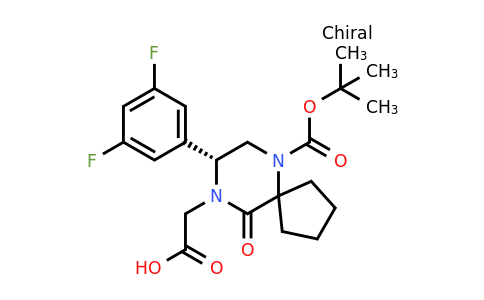 (R)-2-(6-(tert-Butoxycarbonyl)-8-(3,5-difluorophenyl)-10-oxo-6,9-diazaspiro[4.5]decan-9-yl)acetic acid