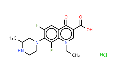 Lomefloxacin hydrochloride