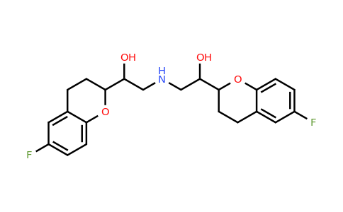 1-(6-fluorochroman-2-yl)-2-[[2-(6-fluorochroman-2-yl)-2-hydroxy-ethyl]amino]ethanol